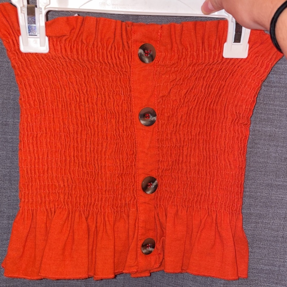 boutique strapless top